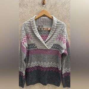 NorthCrest Classic Wool Blend Women’s Sweater, size large